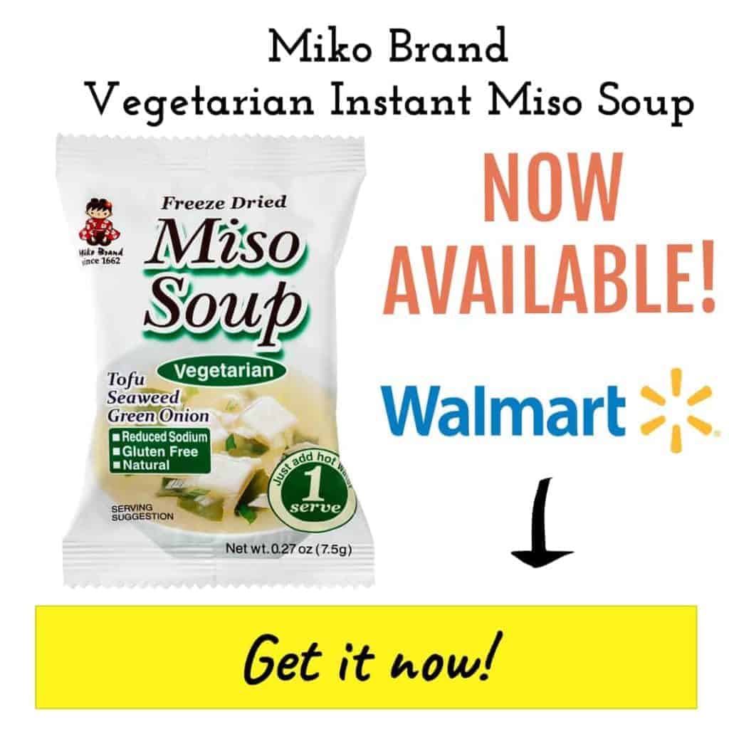 Freeze Dried Miso Soup Vegetarian on Walmart.com