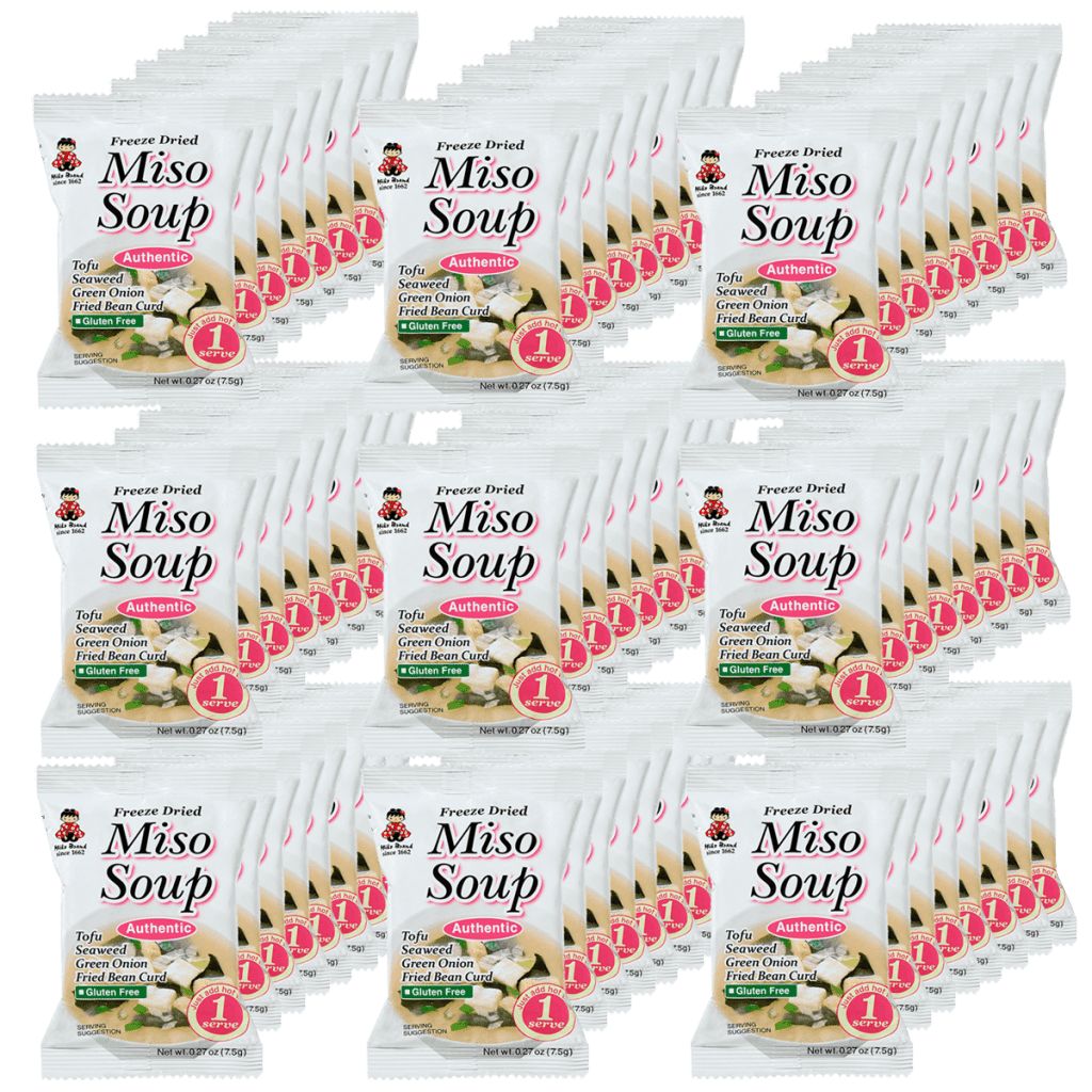 Miko brand freeze dried miso soup authentic 72 packs