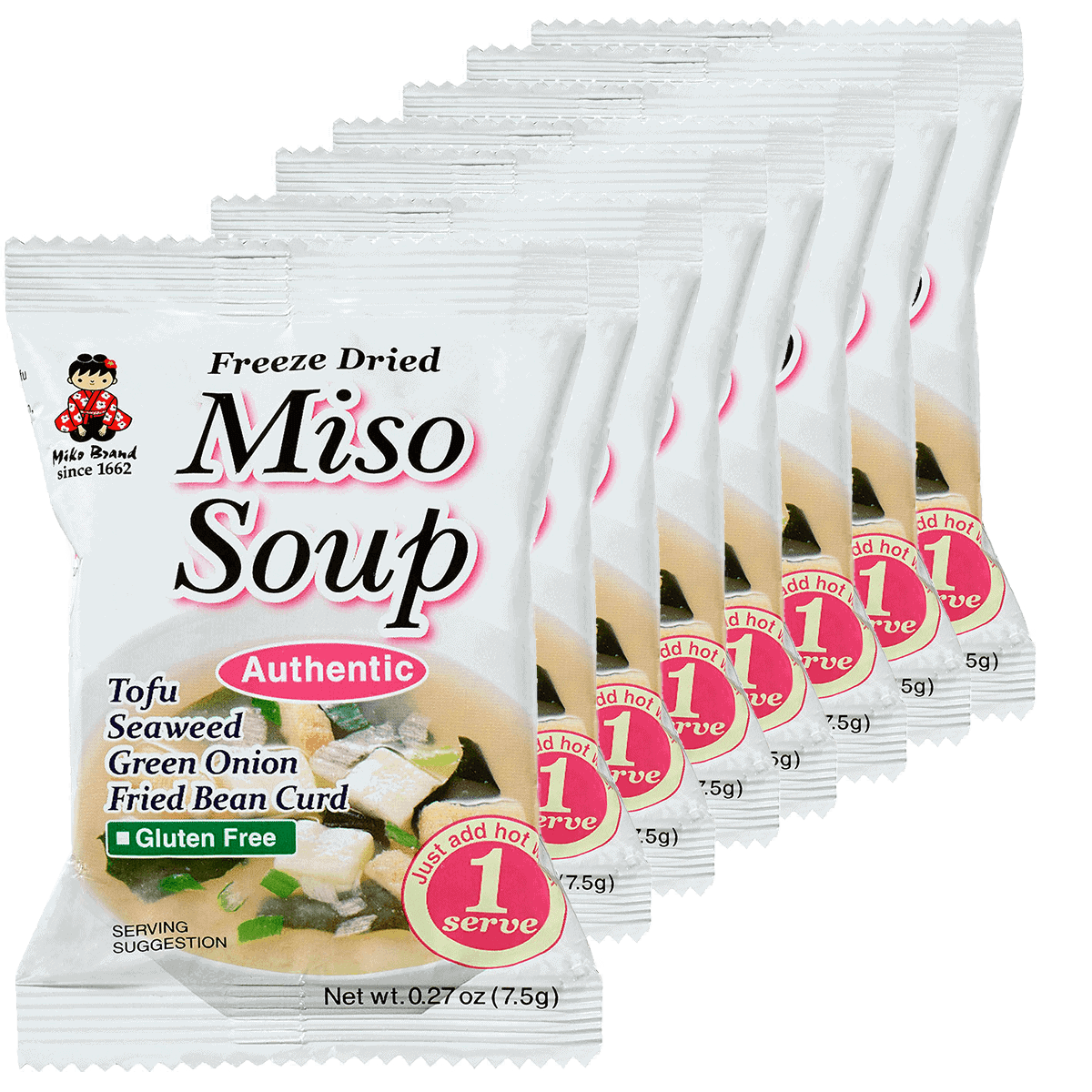 Freeze Dried Miso Soup Authentic CASE