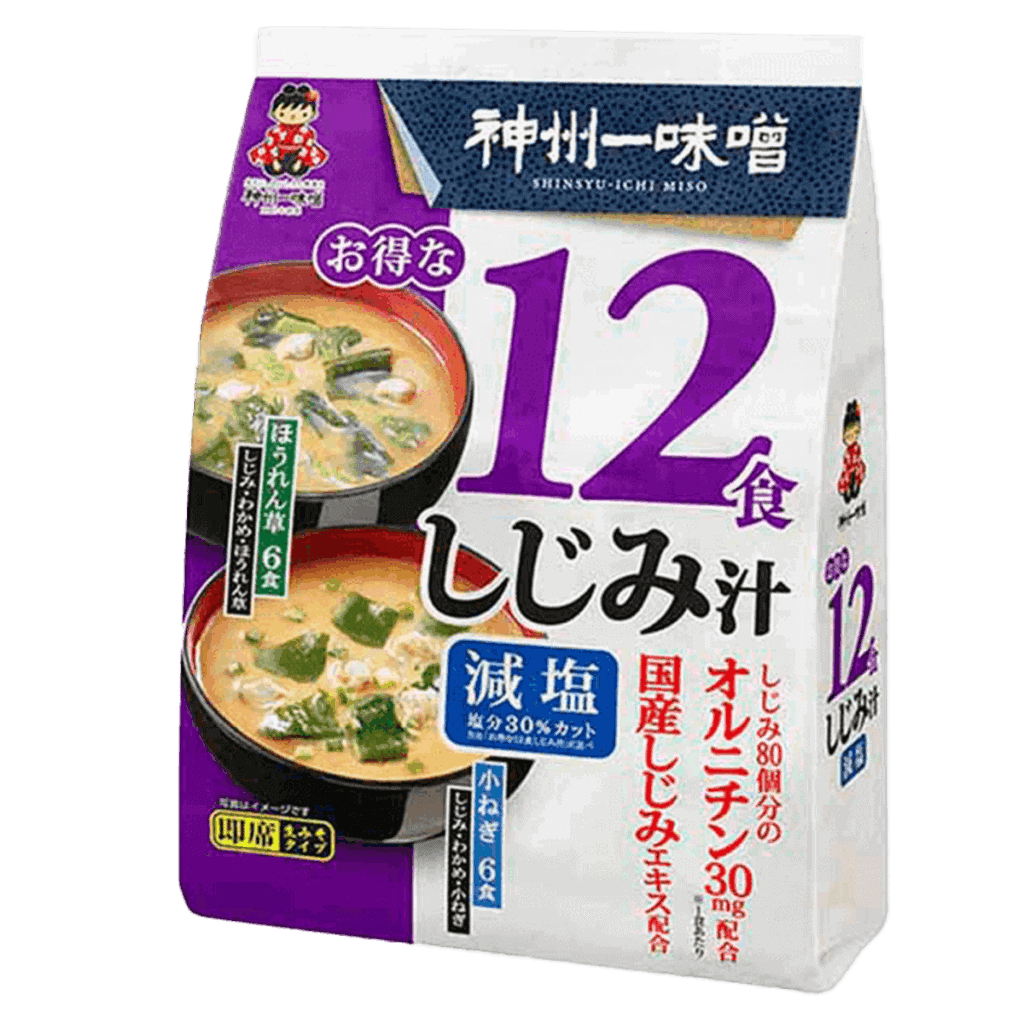 Instant Miso Soup with Clams Less Sodium