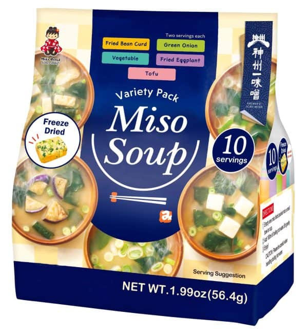 Freeze Dried Miso Soup 5 different flavor variety.
